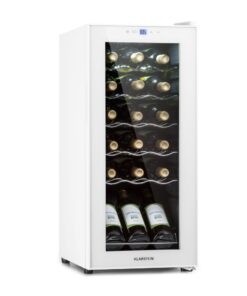 Klarstein Shiraz 18 Slim Uno, borhűtő, 50 l, 18 palack, 5-18°C, érintőképernyős kezelőpanel