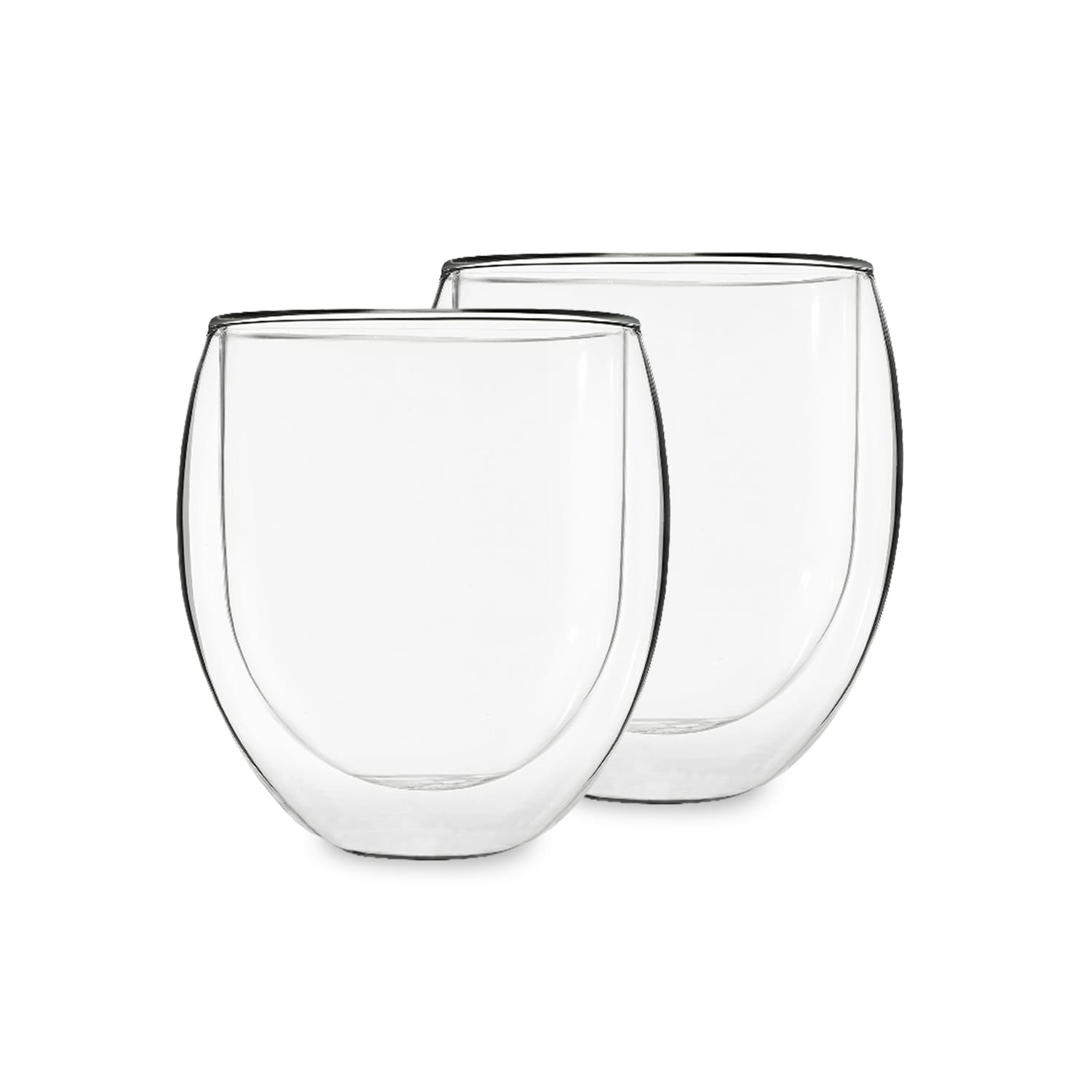 Feelino Ice set 2, teáspohár, 2 db, 320 ml, kiváló minőségű boroszilikát üveg, mosogatógépben mosható