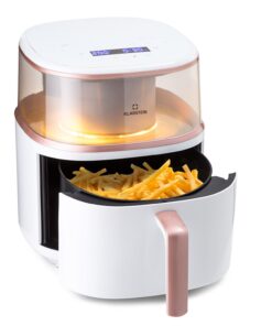 Klarstein Air Bloom, forrólevegős fritőz, 1500 W, 7,5 l, 16 program, gőzölő funkcióval