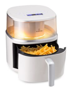 Klarstein Air Bloom, forrólevegős fritőz, 1500 W, 7,5 l, 16 program, gőzölő funkcióval