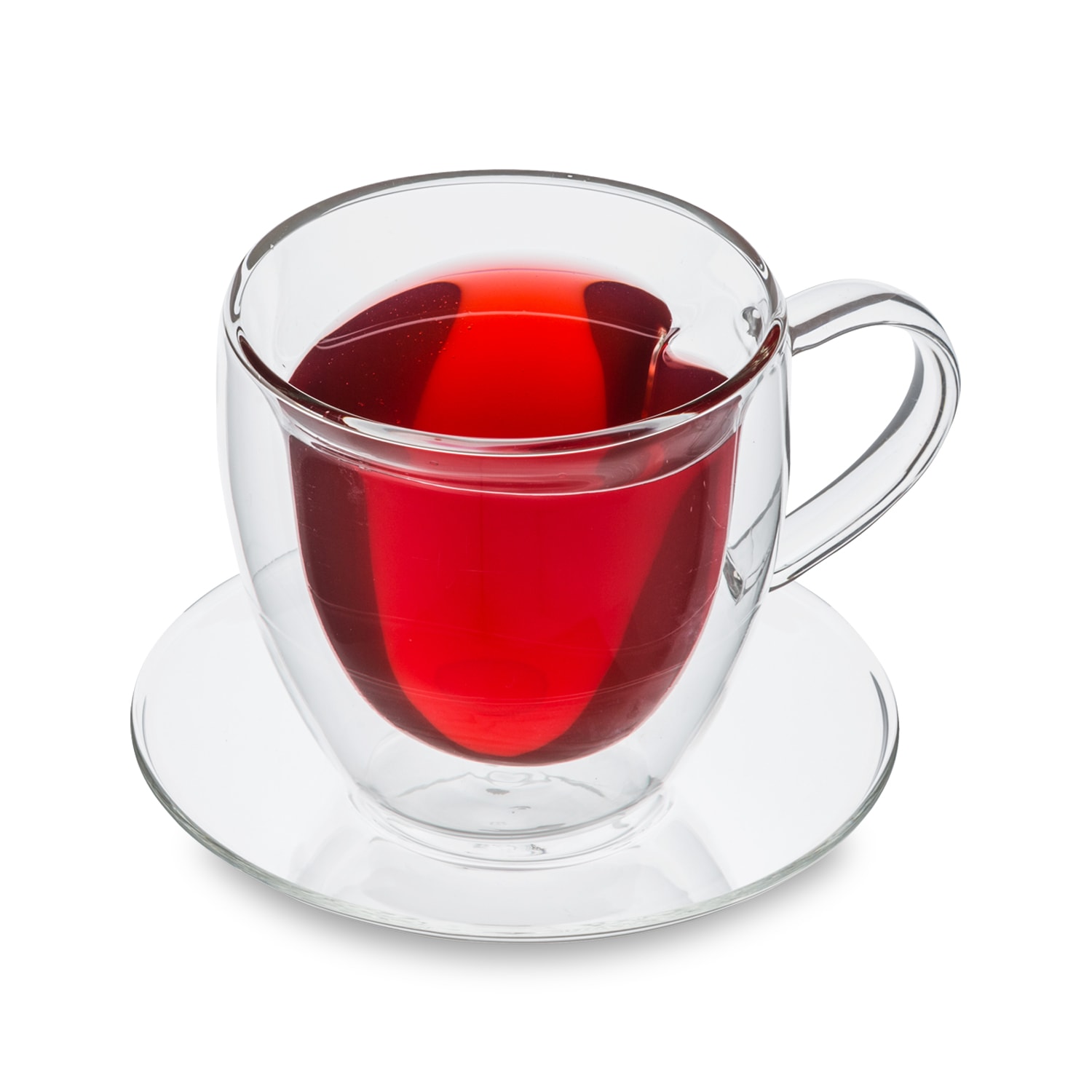 Feelino Ivópohár, 400 ml, Duplafalú, Kiváló minőségű boroszilikát üveg, Egyedi