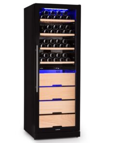 Klarstein Barossa 123 Duo, borhűtő, 226 liter, 123 palack, 2 zóna, érintésvezérlés
