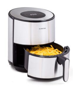 Klarstein Crisp-Pro, forrólevegős fritőz, 1500 W, 4.3 l, rozsdamentes acél
