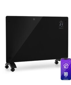 Klarstein Bansin Crystal Smart, konvektor, 1500 W, 5 - 50 °C, vezérlés applikáción keresztül