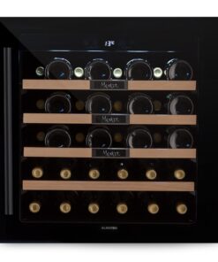 Klarstein Vinsider 36 Built-In Uno, beépített borhűtő, 92 liter, 36 palack, rozsdamentes acél