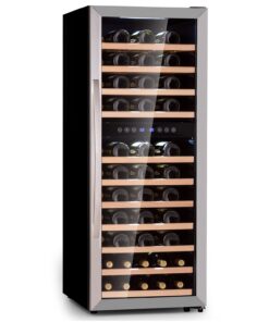 Klarstein Vinamour 73 Duo, borhűtő, 192 liter, 73 palack, 5 -18 °C, 2 zóna, érintésvezérlés
