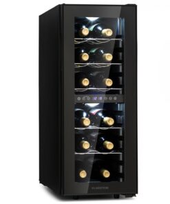 Klarstein Shiraz 12 Duo borhűtő, 42 liter, 12 palack, 2 zóna, 5-12 / 12-18 °C, érintős