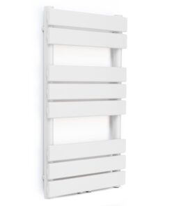 Blumfeldt Fairmont, radiátor, 80 x 45, 375 W, meleg víz, 3 törölközőtartó, 1/2