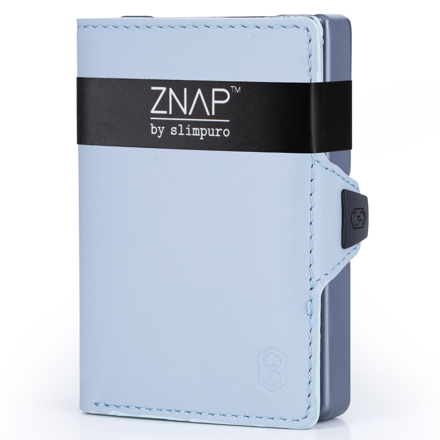 Slimpuro ZNAP Slim Wallet, 12 kártya, érmés rekesz, 8,9 x 1,8 x 6,3 cm (Sz x Ma x Mé), RFID-védelem