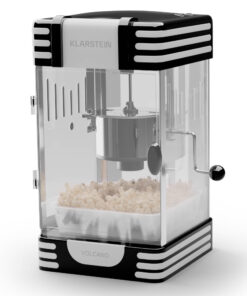 Klarstein Volcano, popcorn készítő, 300 W, 60 g/4 perc, rozsdamentes acél edény, retro kialakítás