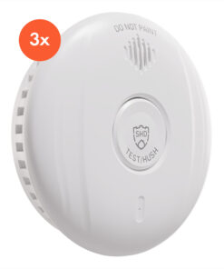 SHD by oneConcept, DOF Pro10 füstérzékelő, műanyag, figyelmeztető jelzés: 85 dB, elem élettartama 10 év