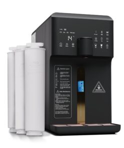 Klarstein AquaFina 6L, víztisztító, 5 fokozatú szűrés, 6 l térfogat, HD érintős kijlező, 6 vízhőmérséklet, fekete