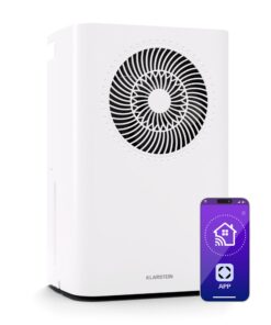 Klarstein CircleDry Smart 12 L párátlanító, 12 L/nap, 260 W, 25-30m², WiFi, időzítő, szűrő