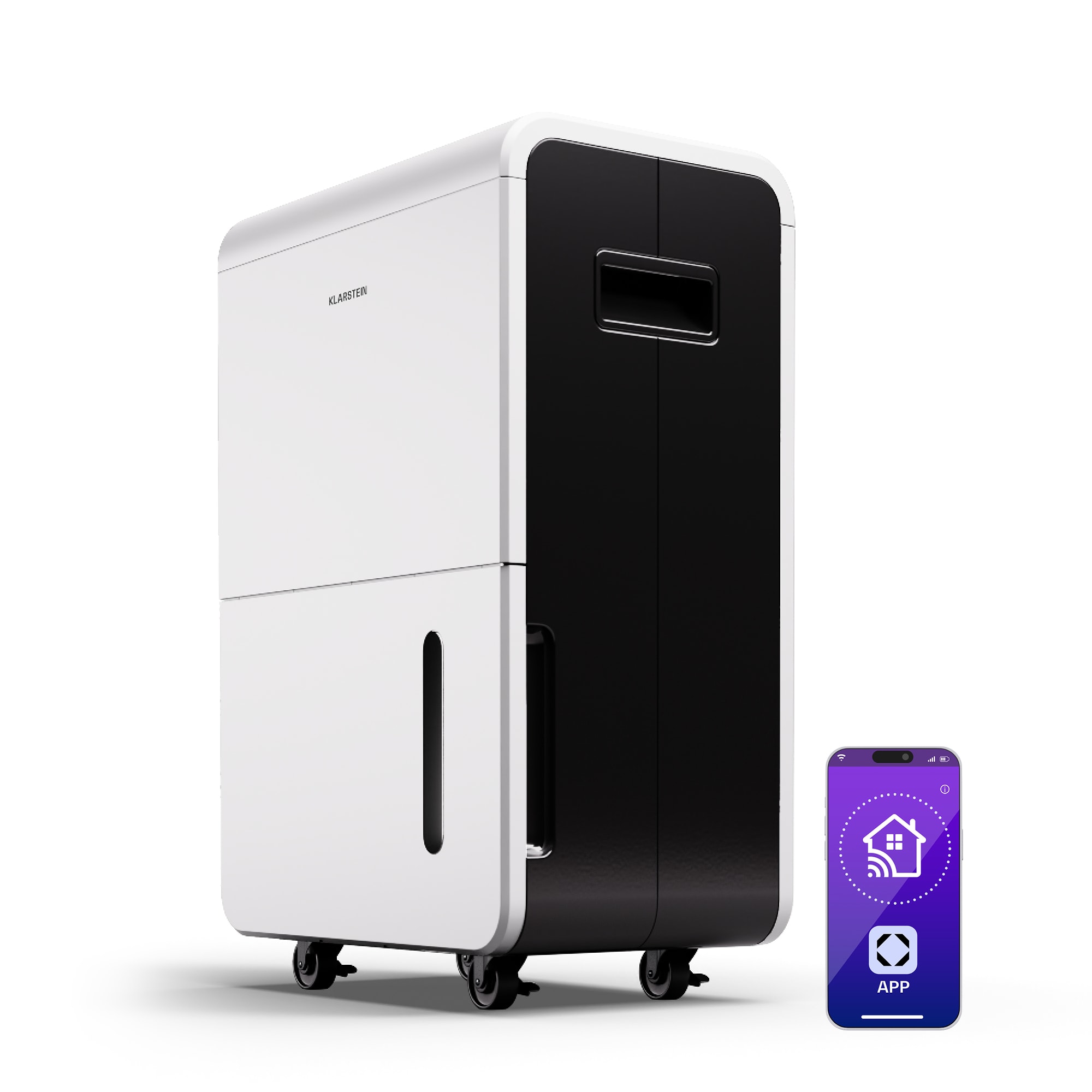 Klarstein DryFy Grand Smart 70, párátlanító, WiFi, kompresszor, 70l/24ó, 90-140 m²