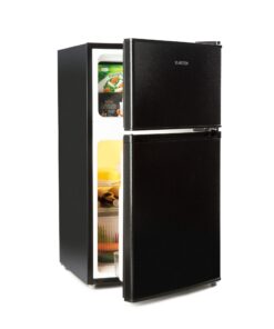 Klarstein Big Daddy Cool, kombinált hűtőszekrény, 61/26 literes, 40 dB, F energiahatékonysági osztály, fekete