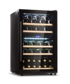Klarstein Barossa 40D, borhűtő,135 liter, 2 zóna, 41 palack, üvegajtó, érintőképernyős