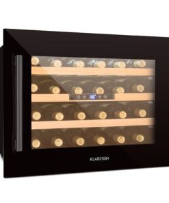 Klarstein Vinsider 24 Onyx Edition, beépített borhűtő, G energiahatékonysági osztály G osztály