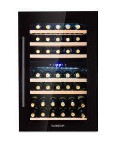 Klarstein Vinsider 35 Onyx Edition, beépített borhűtő, G energiahatékonysági osztály