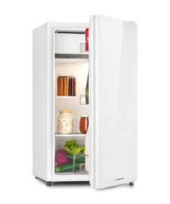 Klarstein Luminance Frost, hűtőszekrény, 91 liter, E energiahatékonysági osztály, zöldség rekesz, 2 üvegpolc, fehér