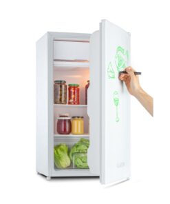 Klarstein Spitzbergen Uni, hűtőszekrény, 91 liter, 10 liter fagyasztórekesz, E energiahatékonysági osztály, fehér