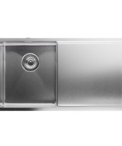 Klarstein TitanSteel konyhai mosogató lefolyóval, 79 x 44 cm, rozsdamentes acél, karcálló, hőálló