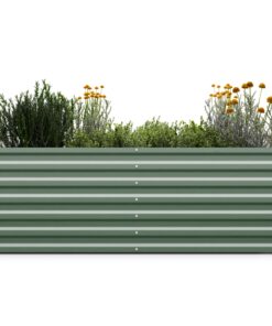 Blumfeldt High Grow Straight, magaságyás, 180 x 60 x 90 cm, hullámos acéllemezből, könnyen összeszerelhető, rozsda- és fagyálló