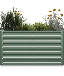 Blumfeldt High Grow Straight, magaságyás, 120 x 60 x 60 cm, hullámos acéllemezből, egyszerű összeszerelés, rozsda- és fagyálló