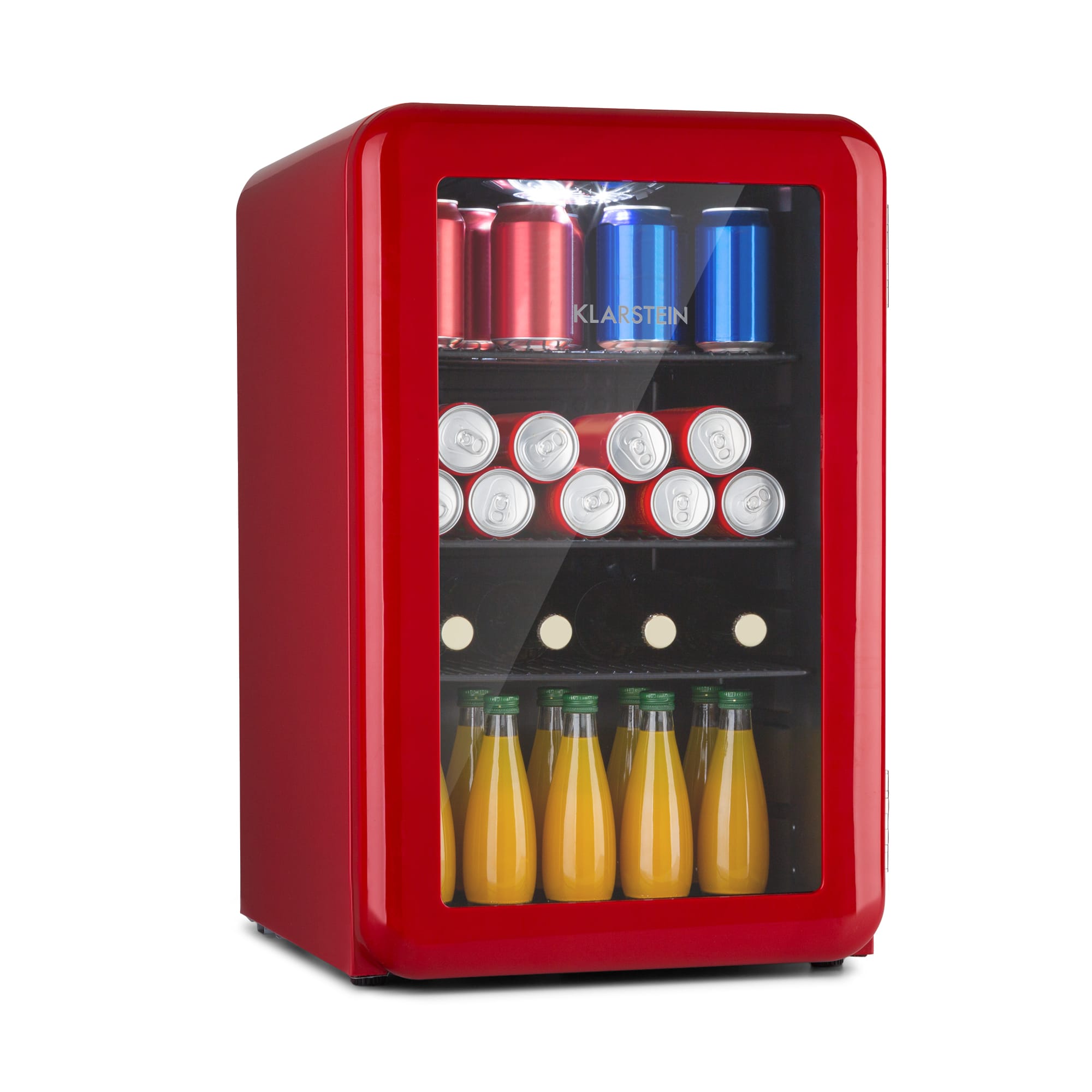 Klarstein PopLife 70L, italhűtőszekrény, 70 liter, 0 - 10 ° C, retro kivitelben