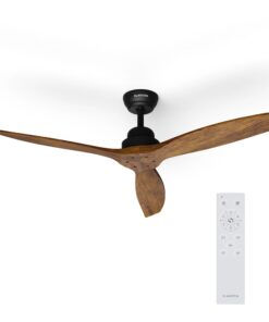 Klarstein Santa Elena 52", Ø 132 cm mennyezeti ventilátor, 9 060 m³/ó, valódi fa lapátok, 6 sebesség beállítás, távirányító
