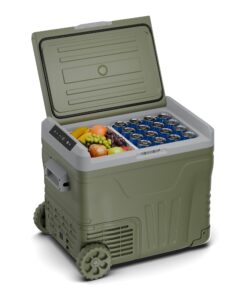 Klarstein PolarForce 50L kompresszoros hűtődoboz, LCD panel, világítás, off-road, akkumulátorvédelem, 12V/230V