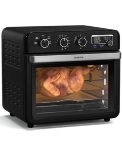 Klarstein Air Glaze forrólevegős sütő, 2000 W, 34 liter, panorámaablak, tartozékkészlettel együtt