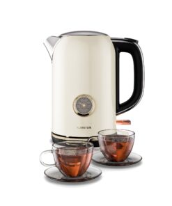 Klarstein Victoria vízforraló | 1,7 liter | 2200 W | 360°-os forgó talp | Időtlen dizájn