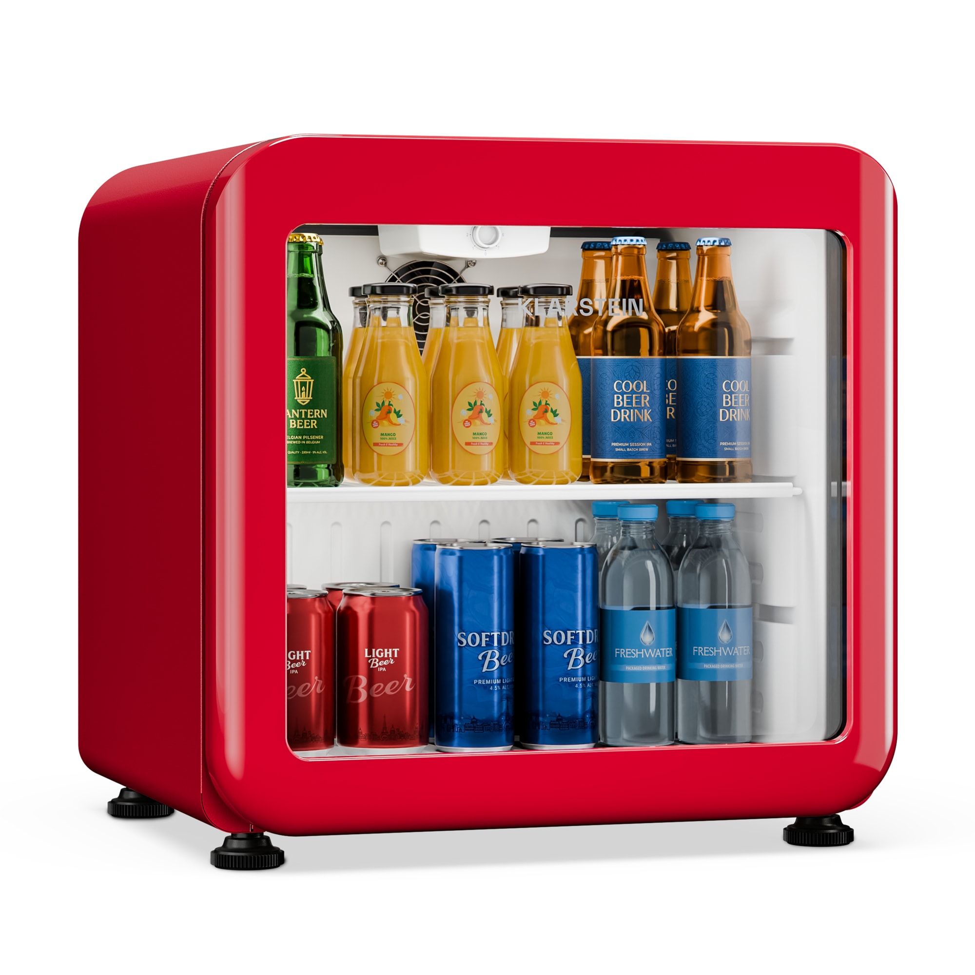 Klarstein Audrey Evo italhűtő | 39 x 38 cm | LED belső világítás | 75 W | 42 dB