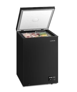Klarstein Iceblokk fagyasztóláda | 142 l | 84 cm | 0 °C – -24 °C | 4 csillag | Fekete