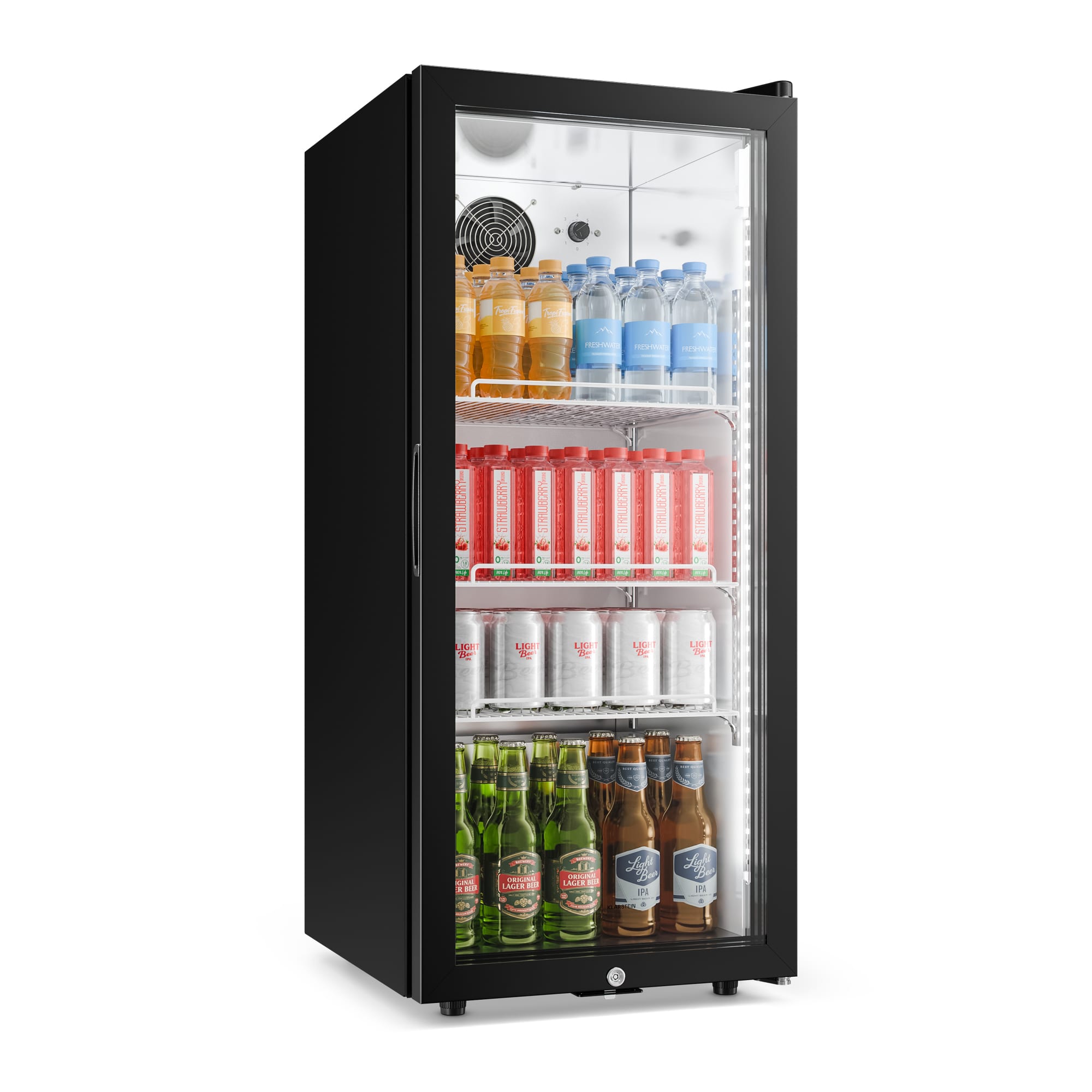 Klarstein GrandCooler Gastro italhűtő | 106 x 46 cm | LED belső világítás | Fekete