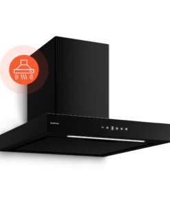 Klarstein Vapura vízszintes fali páraelszívó | Elegáns, modern, erőteljes | Energiaosztály A++ | 609 m³/h | 60 cm