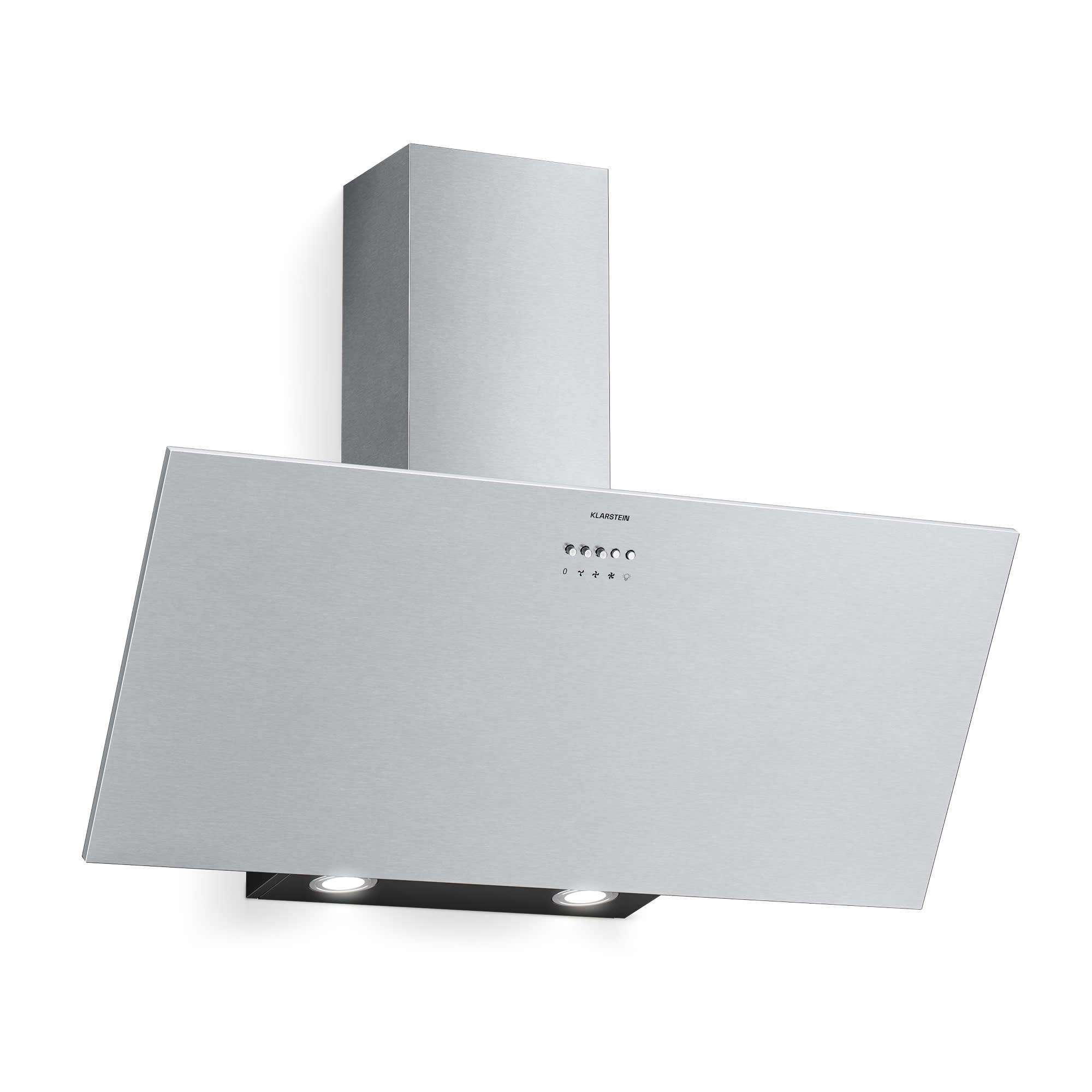 Klarstein Silver Lining szabadonálló páraelszívó | Abluft és Umluft mód | Minőségi design | 557 m³/h | 90 cm