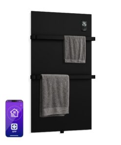 Klarstein BathRadiant Smart infravörös panel | 600 W | 10 m² | Érintőképernyős vezérlés és hangvezérlés